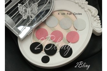 Felt Circles (4cm) - Pack of 25