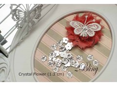 Arcylic Crystal Flower (Pack of 25)