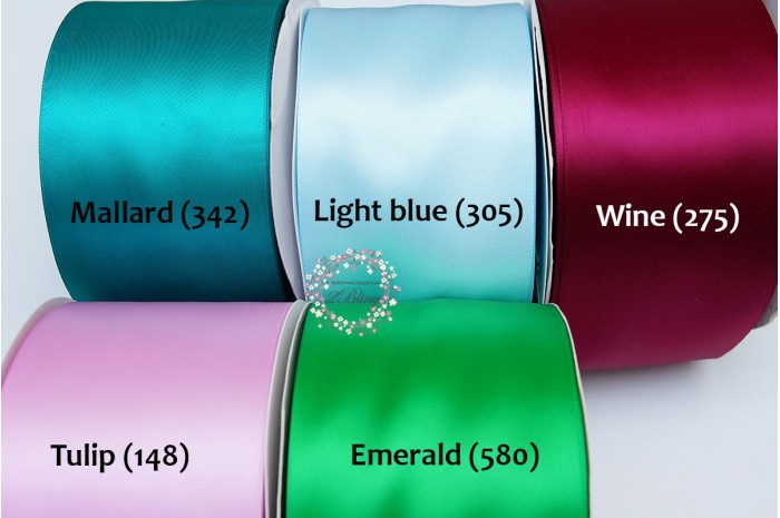 BANNER RIBBON 10cm wide Personalised custom print satin ribbon