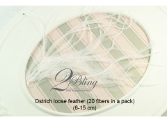 Loose Feather, OSTRICH LOOSE feather (Pack of 20)