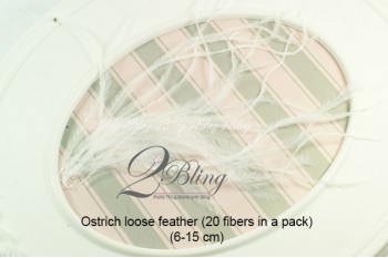 Loose Feather, OSTRICH LOOSE feather (Pack of 20)